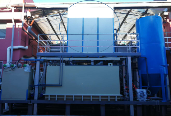 上海某金屬表面處理廠(chǎng)表三排放提標(biāo)工程